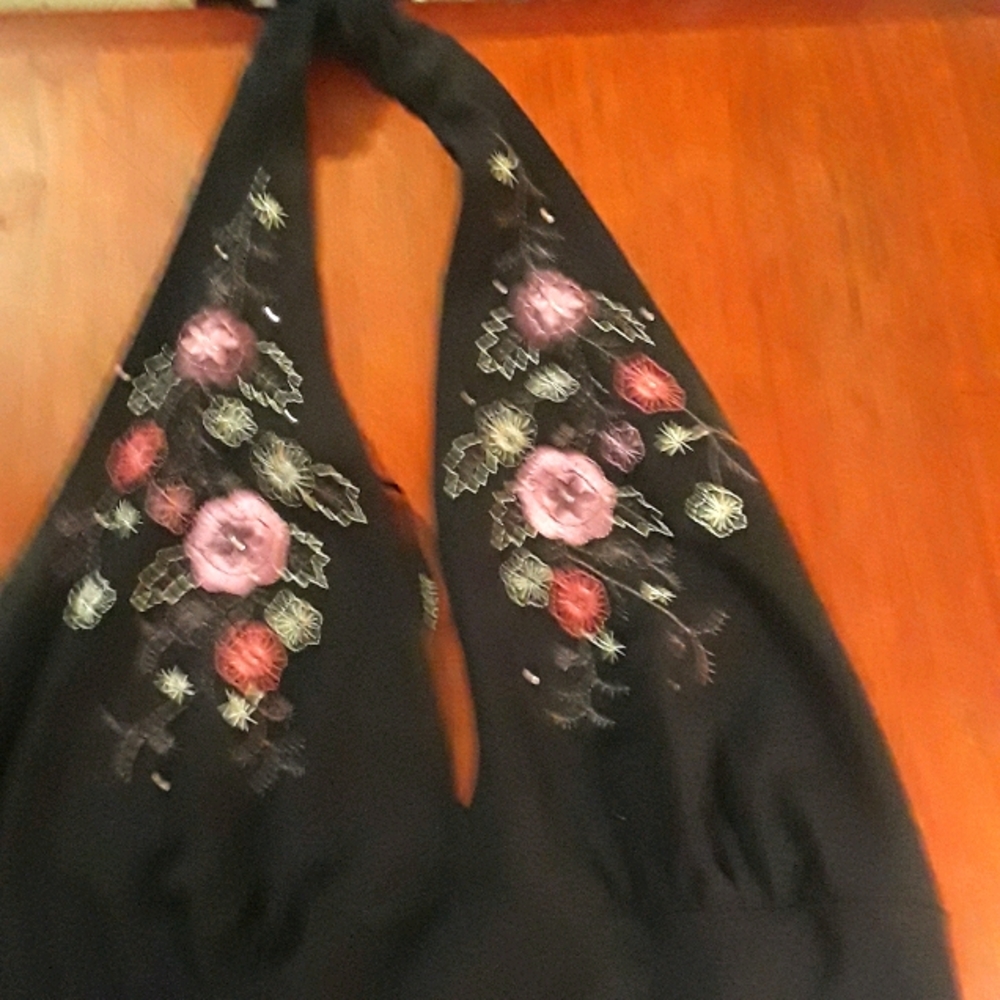 DANNY AND NICOLE HALTER DRESS